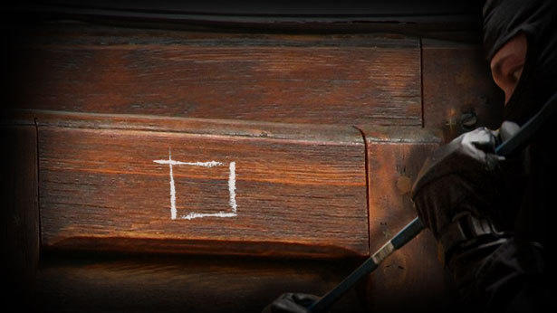 Geheimzeichen von Einbrechern Geheimzeichen von Einbrechern