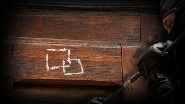 Geheimzeichen von Einbrechern Geheimzeichen von Einbrechern