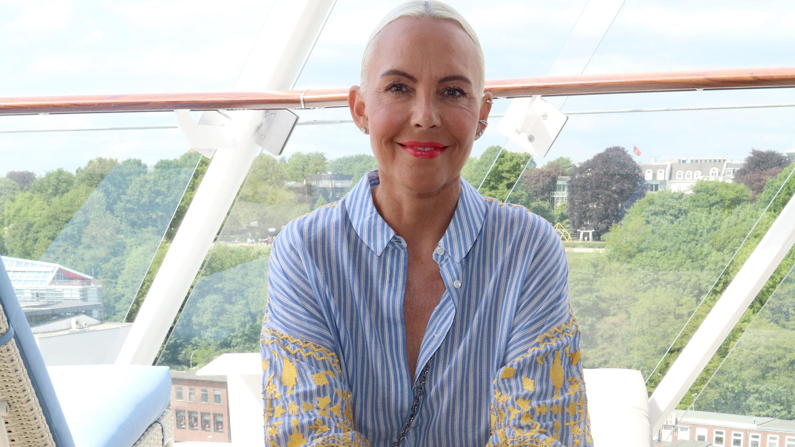 Hat sich Natascha Ochsenknecht diesen "Bachelor in Paradise"-Teilnehmer geangelt? Christening of "Mein Schiff 1", Cruise Center Altona, HamburgFeaturing: Natascha OchsenknechtWhere: Hamburg, GermanyWhen: 11 May 2018Credit: Becher/WENN.com