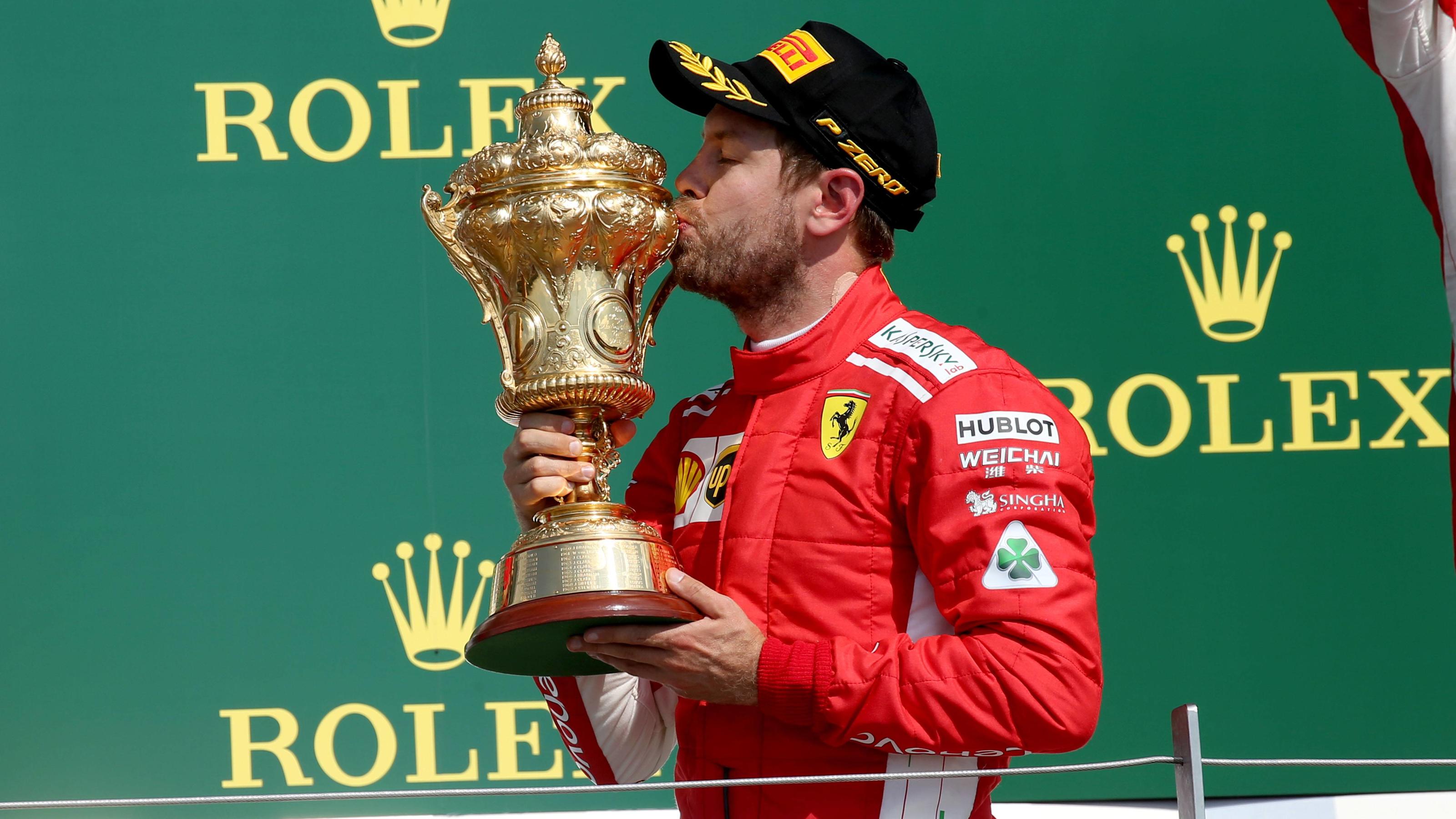 Gedanke an Schumachers Ferrari-Titel treibt Sebastian Vettel an Auf den Spuren seines Idols: Sebastian Vettel will zumindest einen WM-Titel mit Ferrari