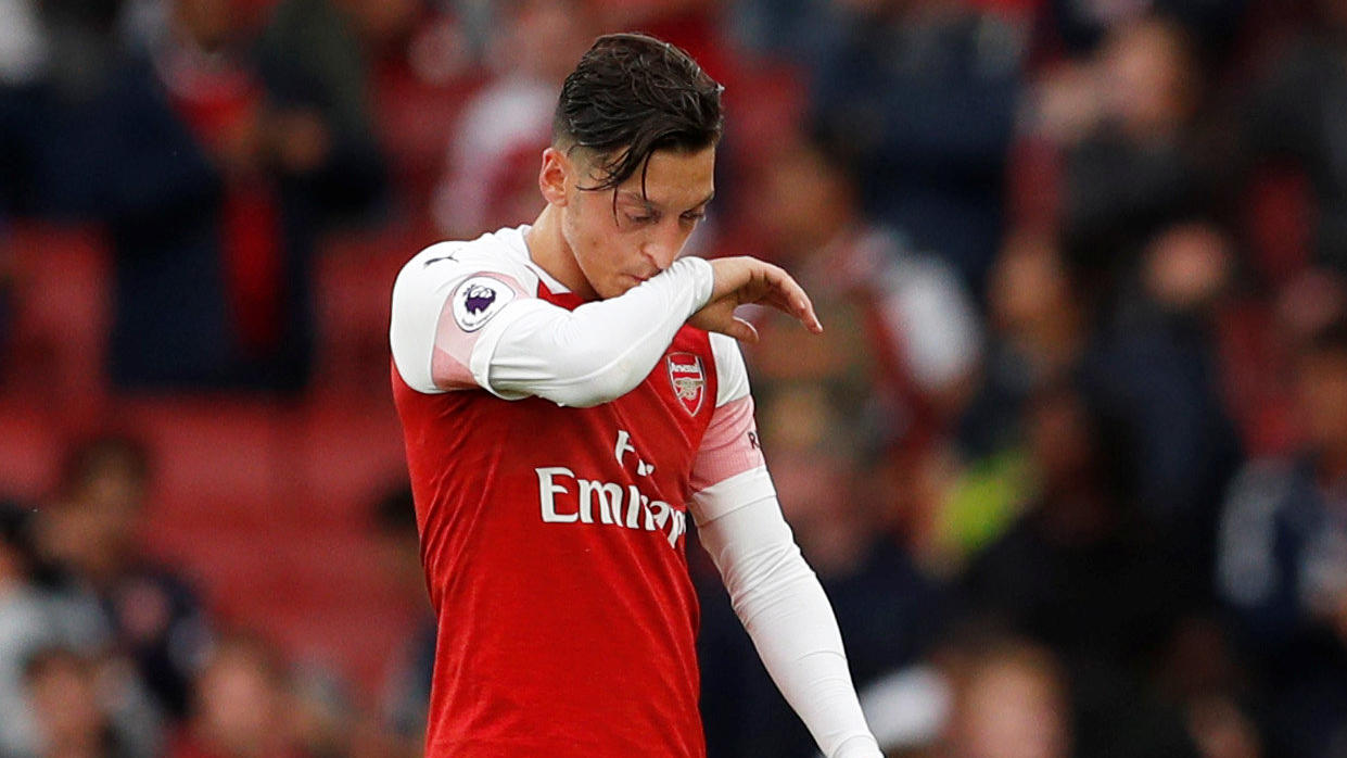 Fußball: Uli Hoeneß reitet nächste Attacke gegen Mesut Özil Soccer Football - Premier League - Arsenal v Manchester City - Emirates Stadium, London, Britain - August 12, 2018 Arsenal's Mesut Ozil after the match Action Images via Reuters/John Sibley EDITORIAL USE ONLY. No use with unauthorized audio, v