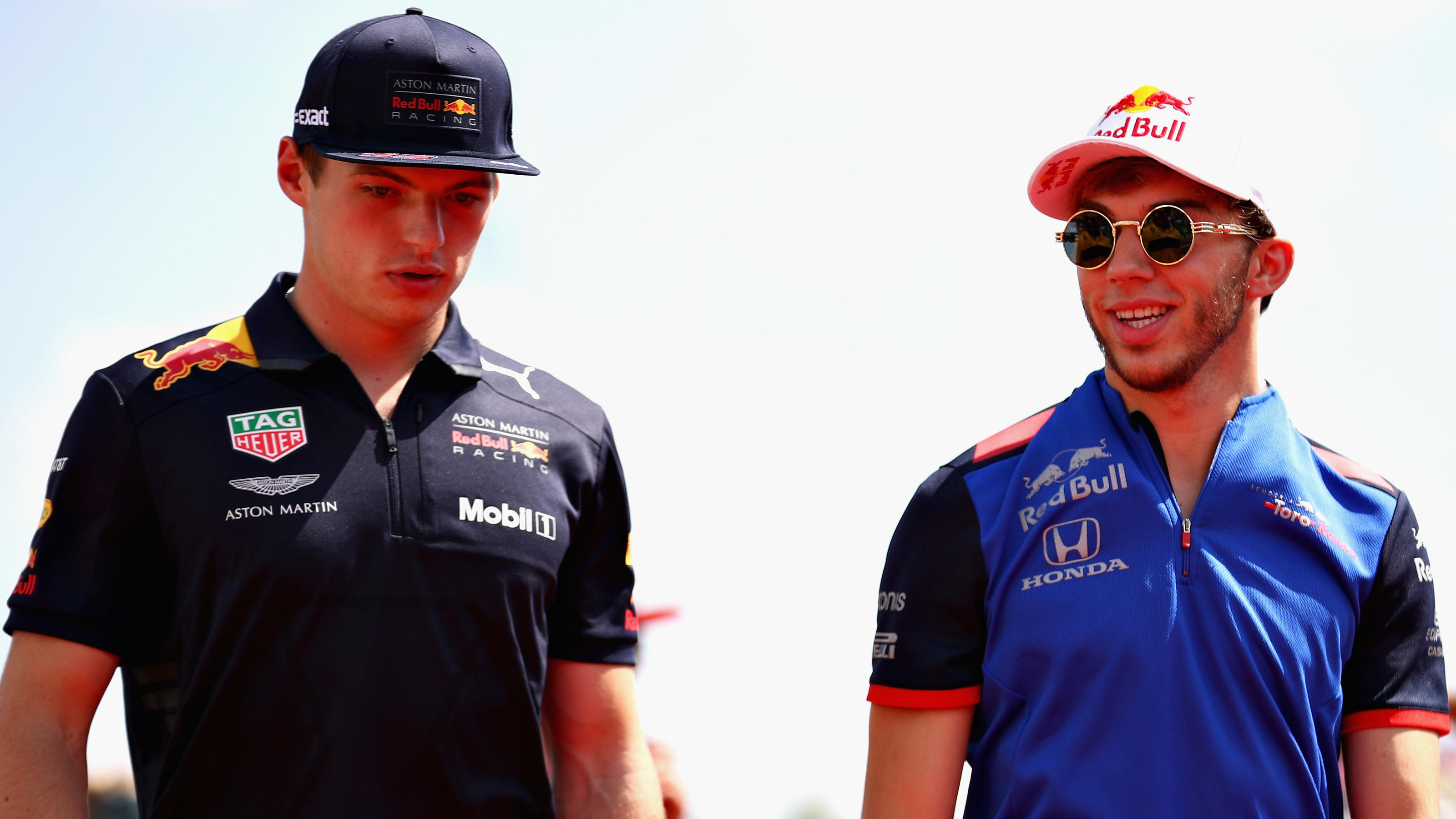 Formel 1: Pierre Gasly wechselt 2019 zu Red Bull Zukünftig Teamkollegen bei Red Bull: Max Verstappen (l.) und Newcomer Pierre Gasly
