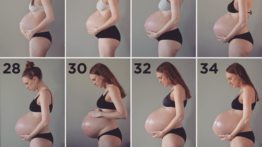 Schwanger mit Drillingen: Ihr Bauch war eine Internet-Sensation – jetzt sind die Babys da Norwegerin Maria war schwanger mit Drillingen. Jede Woche knipste sie ein Bild von ihrem Babybauch, die hier zu sehen sind.