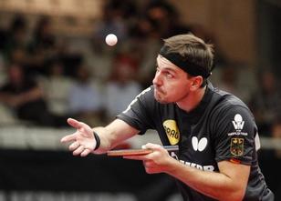 Timo Boll bei der Tischtennis-EM in Alicante das deutsche Halbfinal-Duell m... weiterlesen