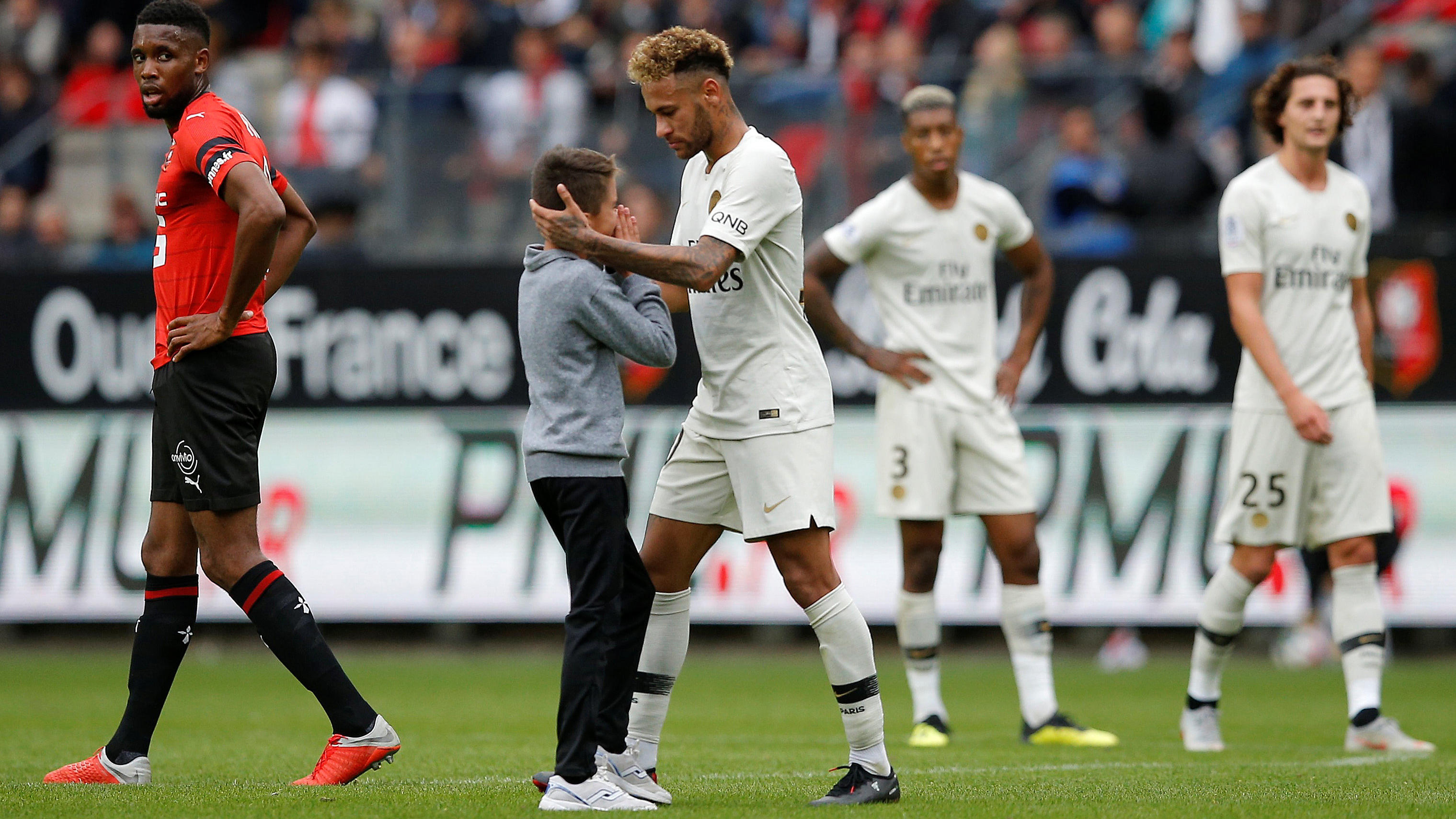 Superstar Neymar zeigt viel Herz bei kleinem Flitzer Ligue 1: Stade Rennes - Paris St Germain