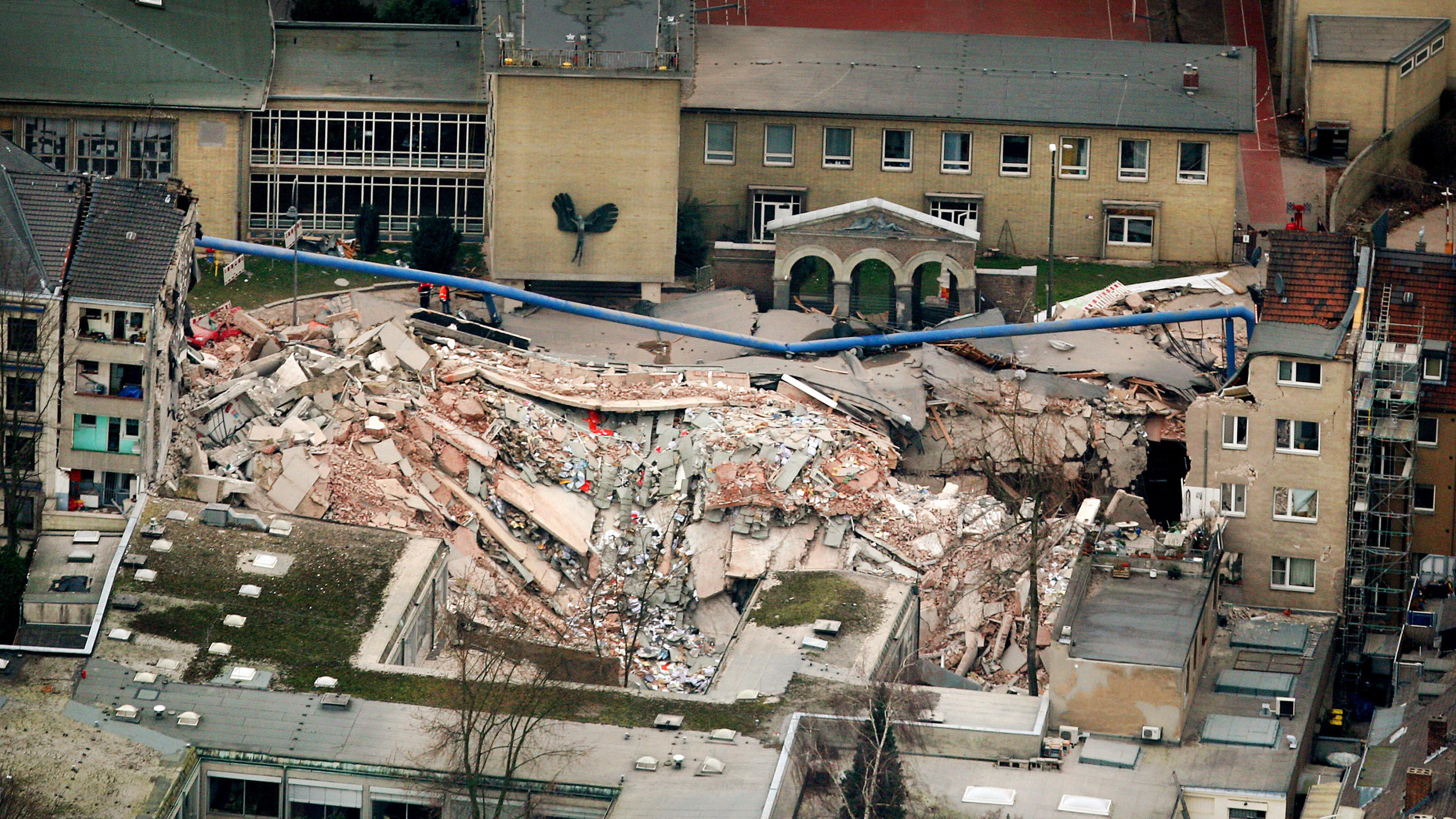 Kölner Stadtarchiv-Einsturz: Drei von vier Angeklagten freigesprochen Kölner Stadtarchiv eingestürzt