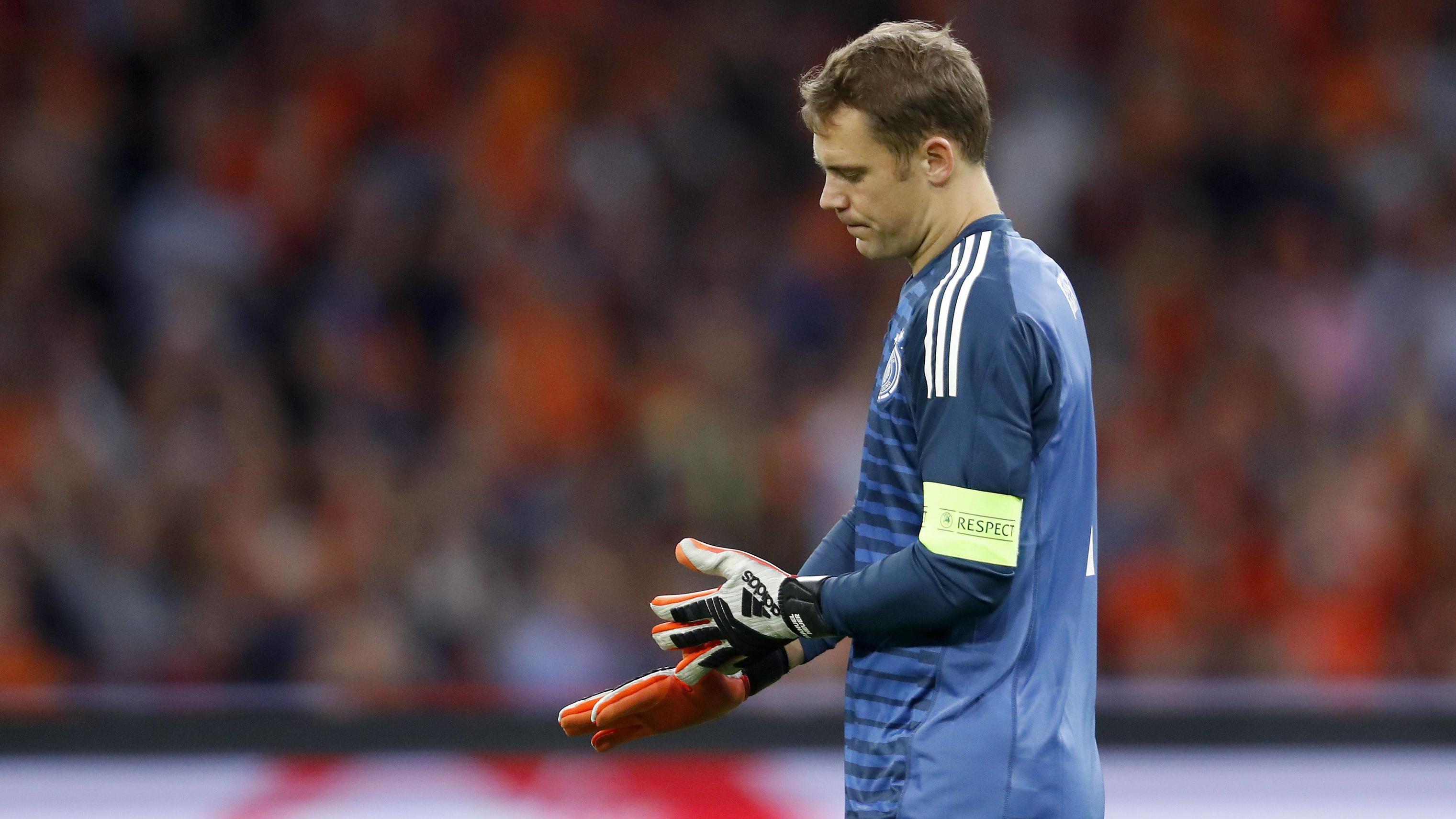 Nations League: Rundumschlag von Lothar Matthäus gegen Joachim Löw und die DFB-Elf Germay goalkeeper Manuel Neuer during the UEFA Nations League A group 1 qualifying match between The Netherlands and Germany at the Johan Cruijff Arena on October 13, 2018 in Amsterdam, The Netherlands UEFA Nations League A group 1 2018/2019 xVIxVIxI