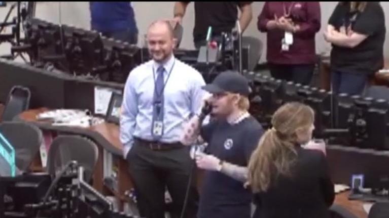 Galaktische Aktion: Ed Sheeran ruft im All an und quatscht mit Astro-Alex
