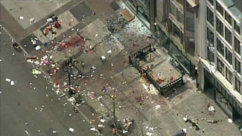 Vermutlich Terroranschlag: Tote und Verletzte bei Boston-Marathon Boston Marathon Explosionen Tote