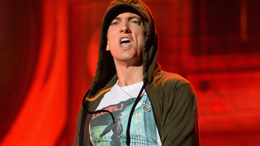 Eminem hält fünfminütige Hasstirade auf Donald Trump Eminem