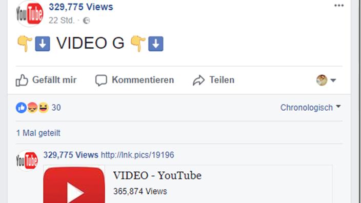 Neue Facebook-Falle: Vorsicht vor der "Bist du das...?-Nachricht! Falscher YouTube-Link.