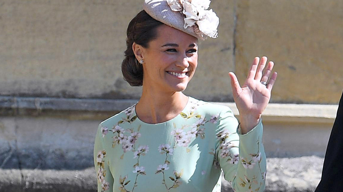Pippa Matthews: Darum erinnert ihr Hochzeits-Outfit an ein Eistee-Design Pippa Matthews Hochzeits-Look sorgt jetzt für Spot im Netz