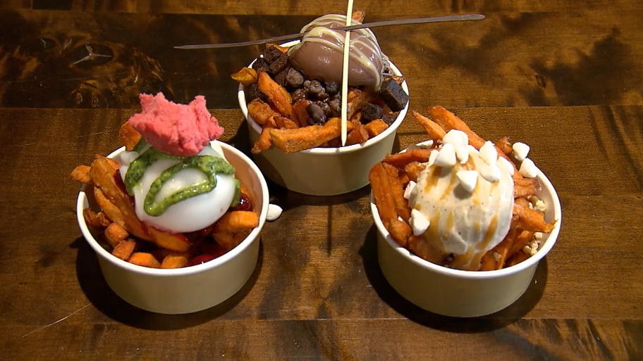 Pommes mit Eiscreme? Pommes mit Eiscreme?