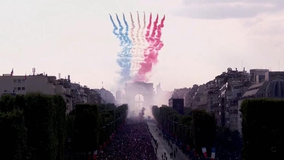 Frankreich feiert seine Weltmeister Frankreich feiert seine Weltmeister