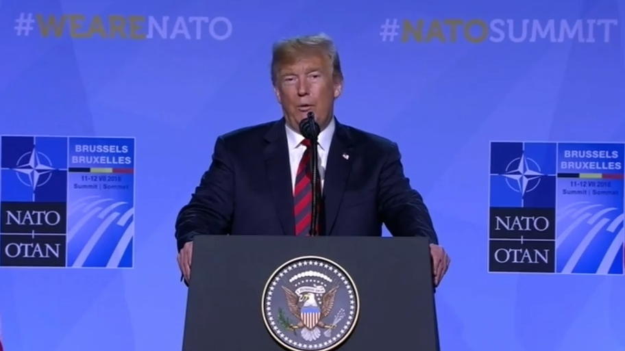 Donald Trump stiftet Chaos bei der Nato Donald Trump stiftet Chaos bei der Nato