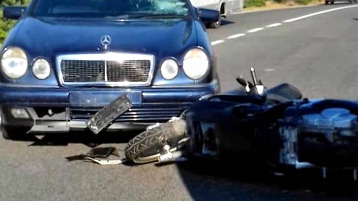 Der Horror-Unfall im Video Der Horror-Unfall im Video
