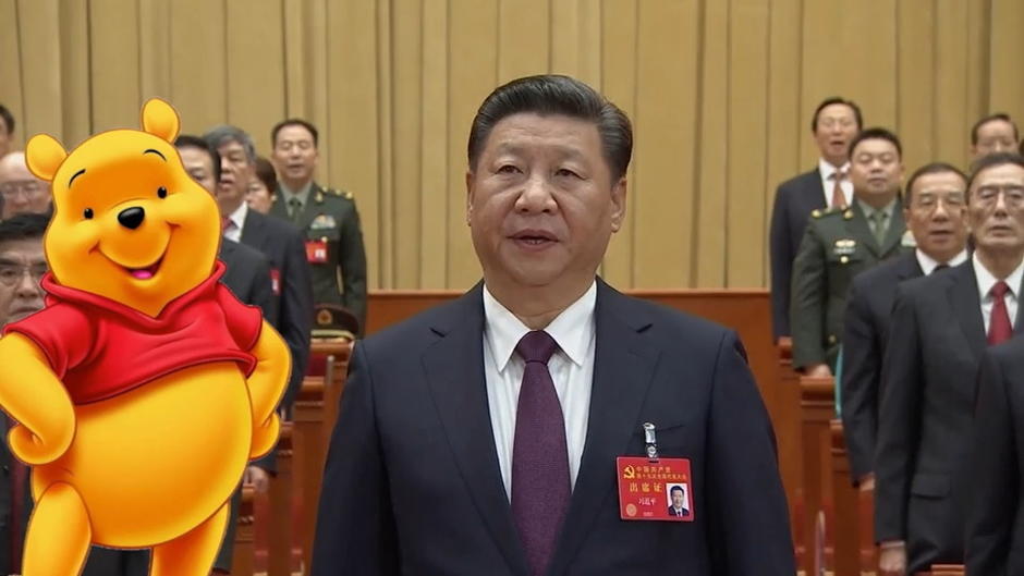 Winnie Puh und der chinesische Präsident Xi Jingping Winnie Puh und der chinesische Präsident Xi Jingping
