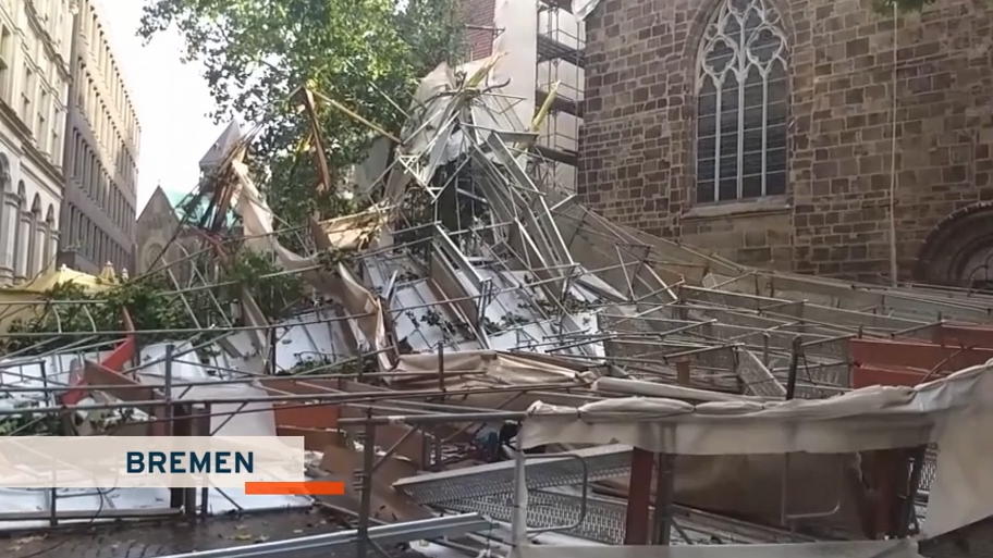 Unwetter fegen über Deutschland hinweg Unwetter fegen über Deutschland hinweg