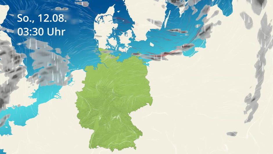 Viel Wind und Regen im Nordwesten Viel Wind und Regen im Nordwesten