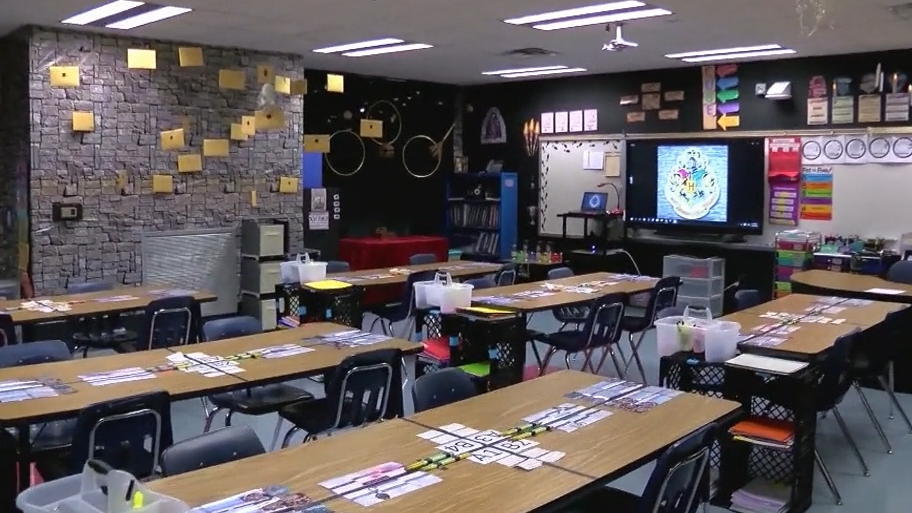 In diesem Klassenzimmer lernen kleine Harry Potters In diesem Klassenzimmer lernen kleine Harry Potters