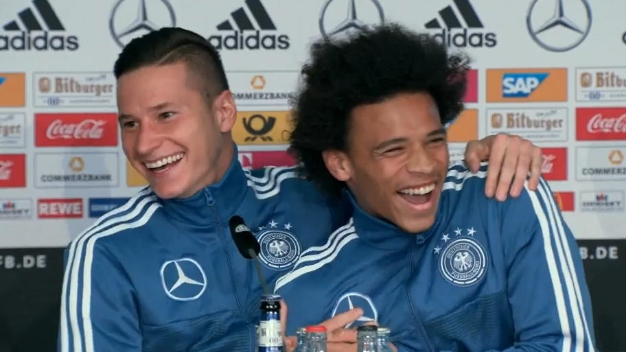 "Besser Englisch als Deutsch": Draxler veralbert Sane "Besser Englisch als Deutsch": Draxler veralbert Sane