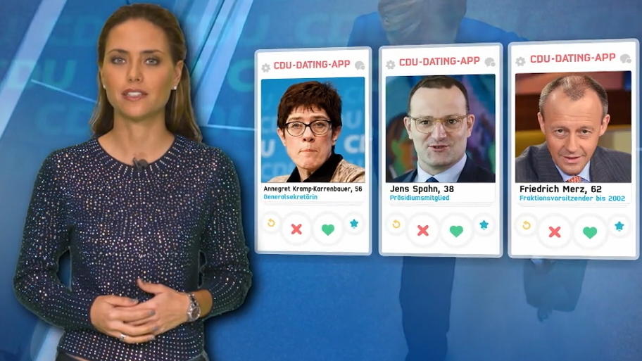 Wir spielen Merkel-Tinder: Wer wird CDU-Chef/in? Wir spielen Merkel-Tinder: Wer wird CDU-Chef/in?