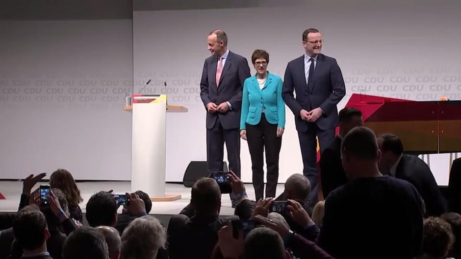 Wer folgt auf Merkel - AKK, Merz oder Spahn? Wer folgt auf Merkel - AKK, Merz oder Spahn?